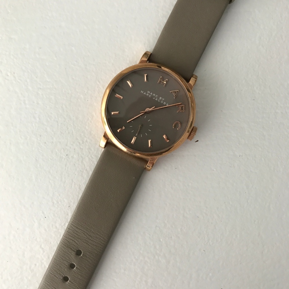 Marc by Marc Jacobs Taupe/Rose Gold watch